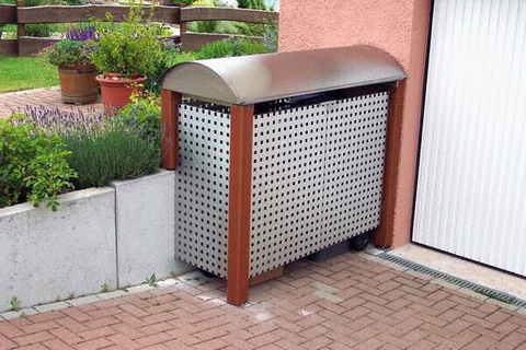 Flexhide M�lltonnenhaus individuell angepasst