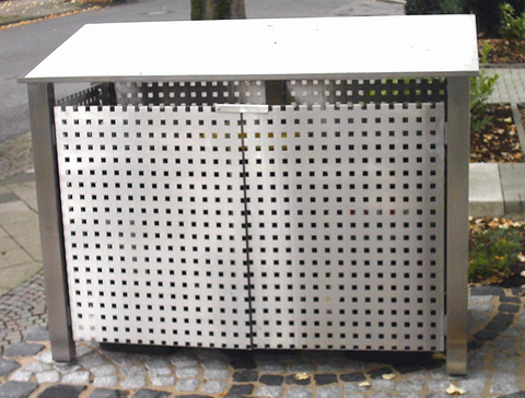 Flexhide M�lltonnenhaus Modell 2-8070-2-SD
