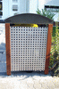 Flexhide M�lltonnenhaus 2-8580-2-T Seitenansicht